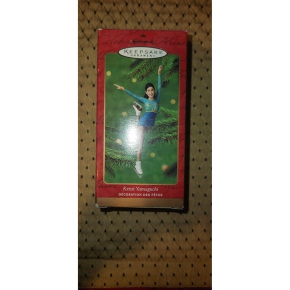 Hallmark Keepsake Ornament Kristi Yamaguchi Ice Skating 2000 - Picture 3 of 6